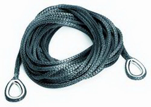 ATV Synthetic Winch Cable Rope Extension WARN 69069 with Loop Ends: 1/4" Diameter x 50' Length, 2 Ton (4,000 lb) Capacity