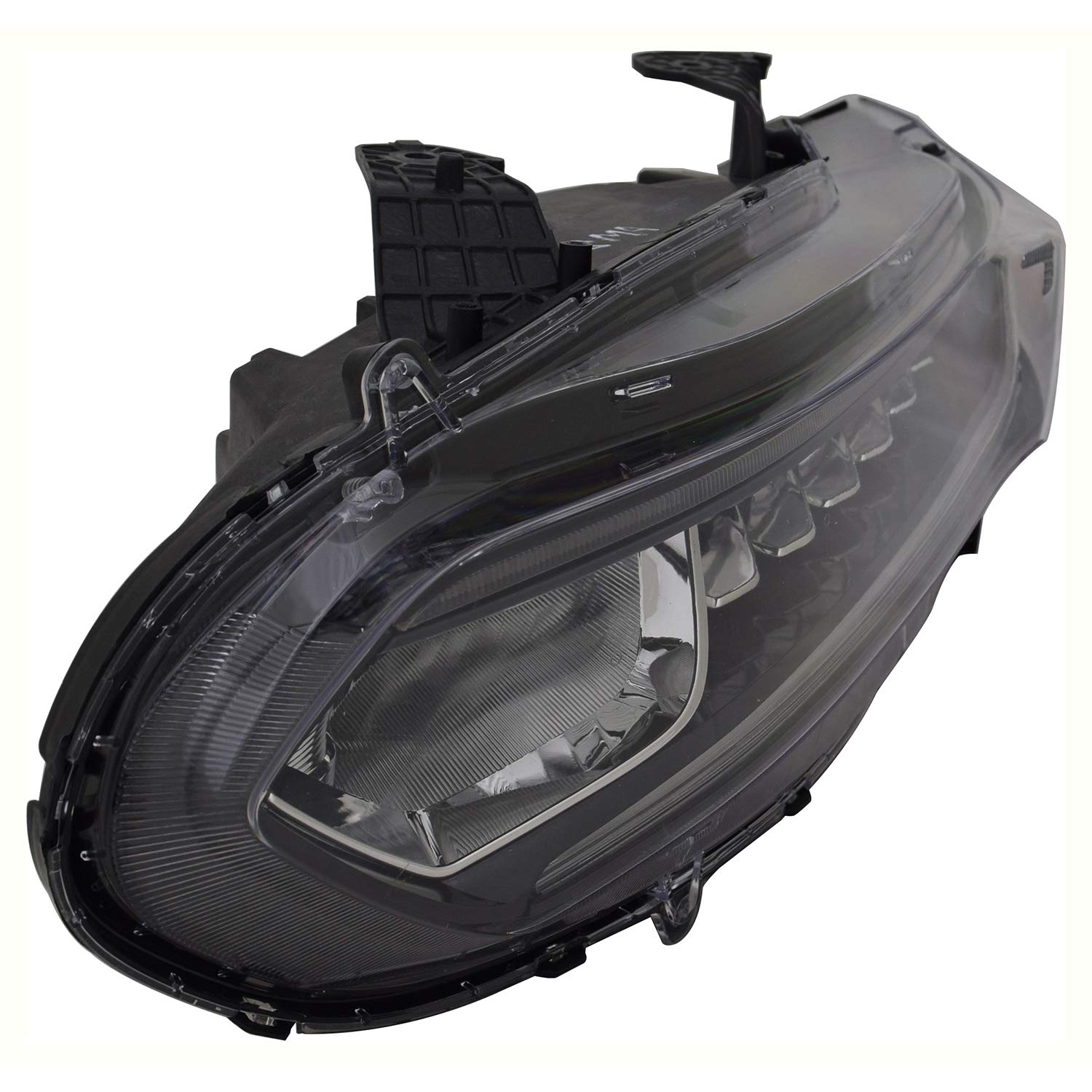 Left TYC Headlight Assembly Compatible with 2018-2021 Honda Accord