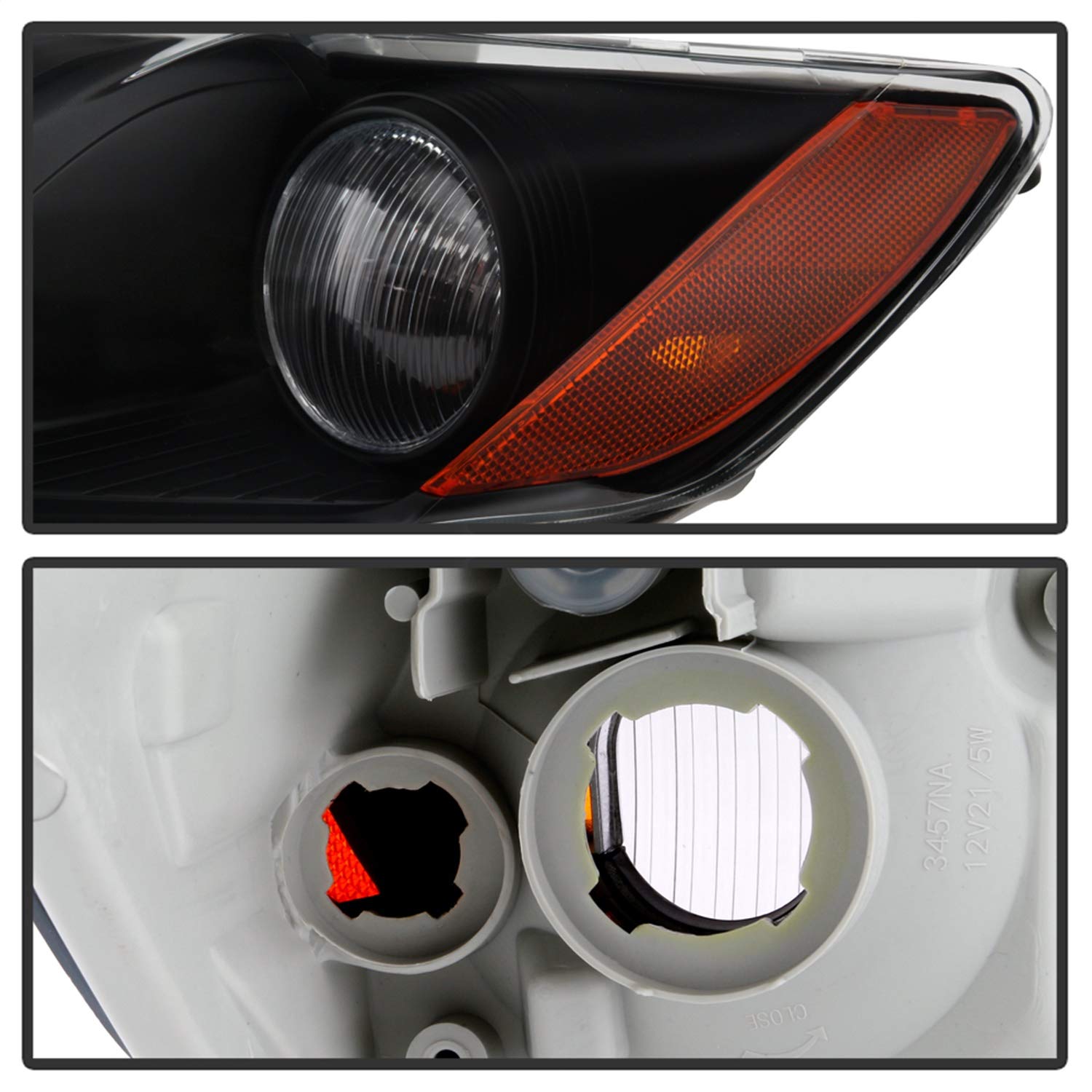 OE Xtune Headlight (HD-JH-TCAM08-AM-BK) (OE)