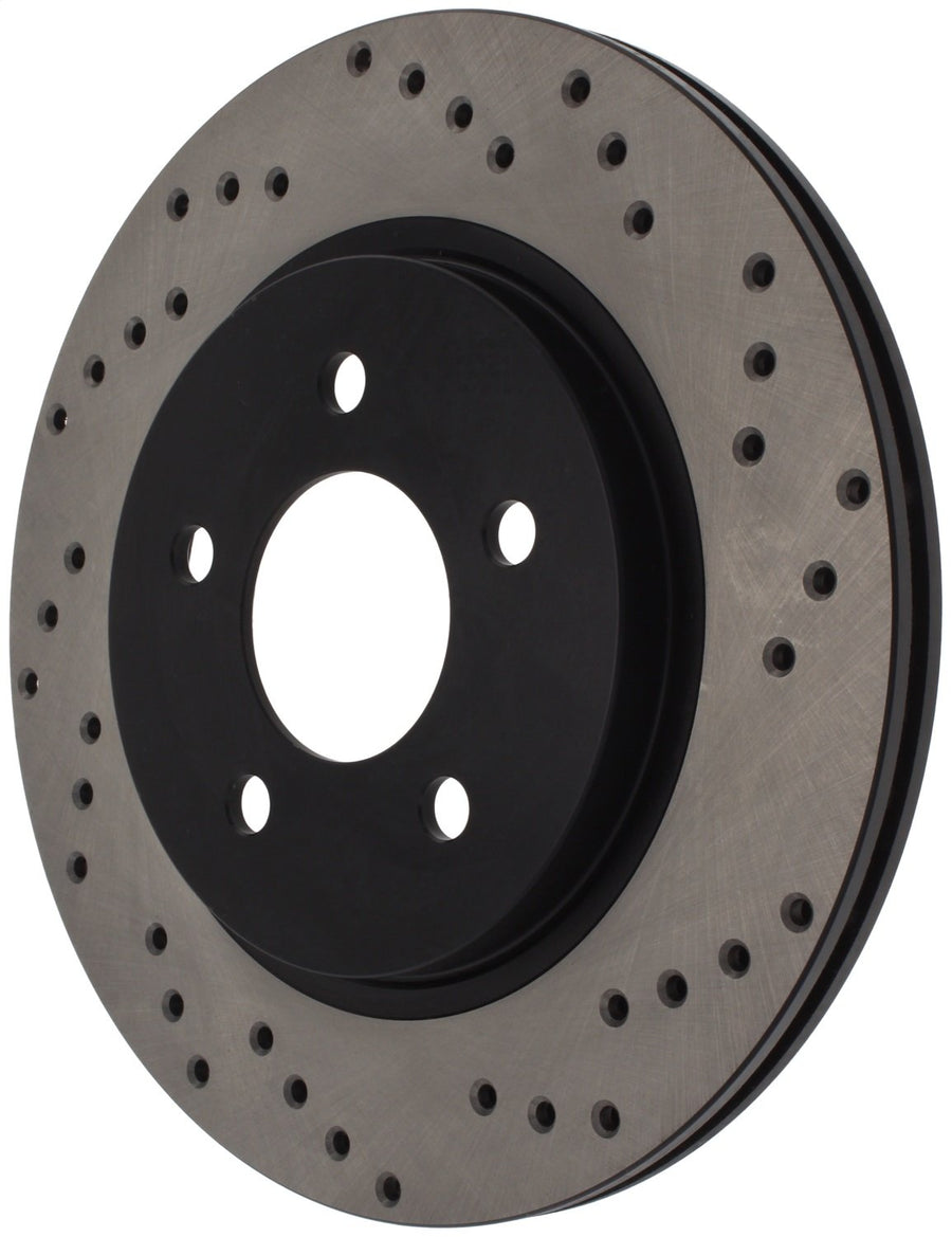 Rear Right StopTech 128.61087R Sport Cross Drilled Brake Rotor