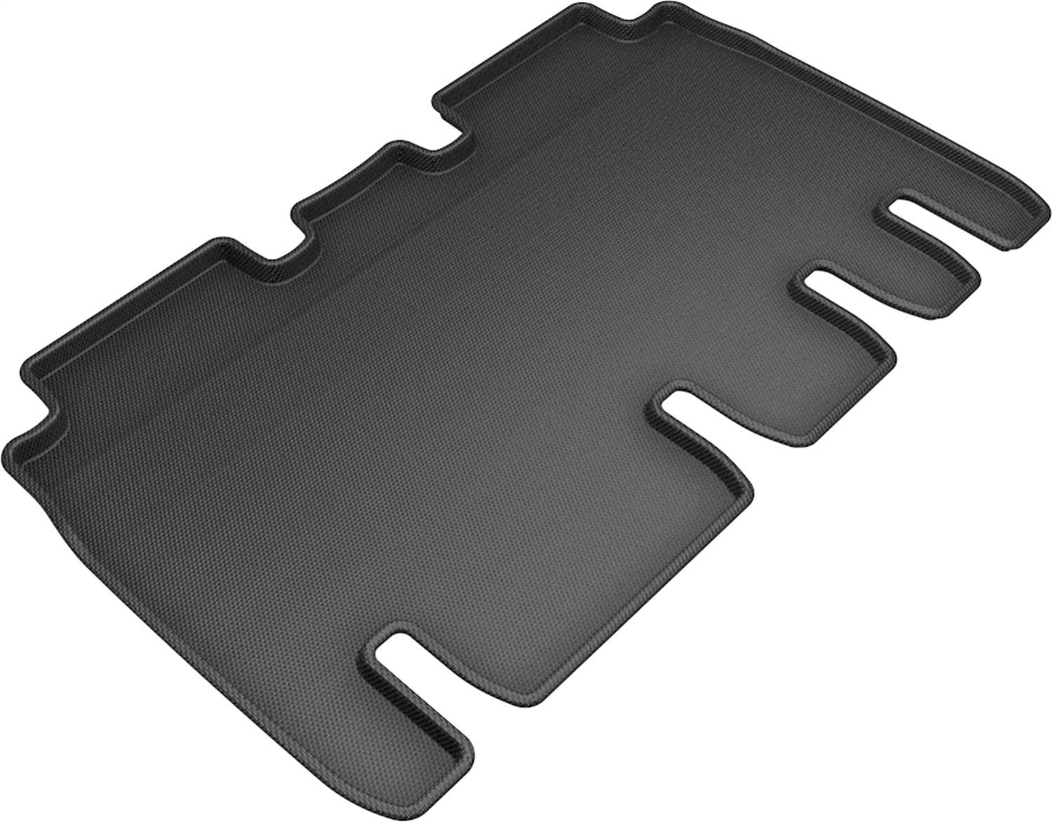 3D MAXpider All-Weather Floor Mats L1TL01121509 Compatible with Tesla Model X 5-Seater 2016-2021 Custom Fit Car Floor Liners, Kagu Series (2nd Row, Black)
