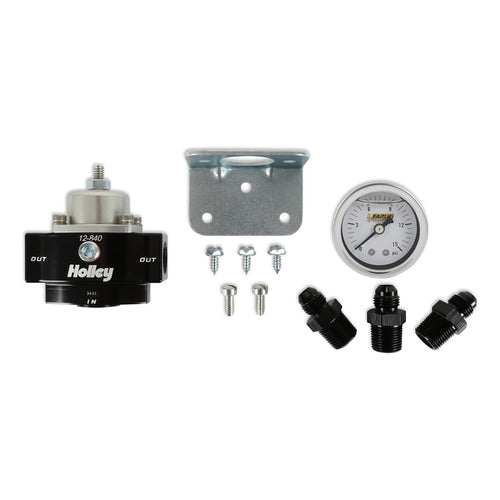 12-840KIT Holley HP Billet Carbureted Fuel Pressure Regulator Kit