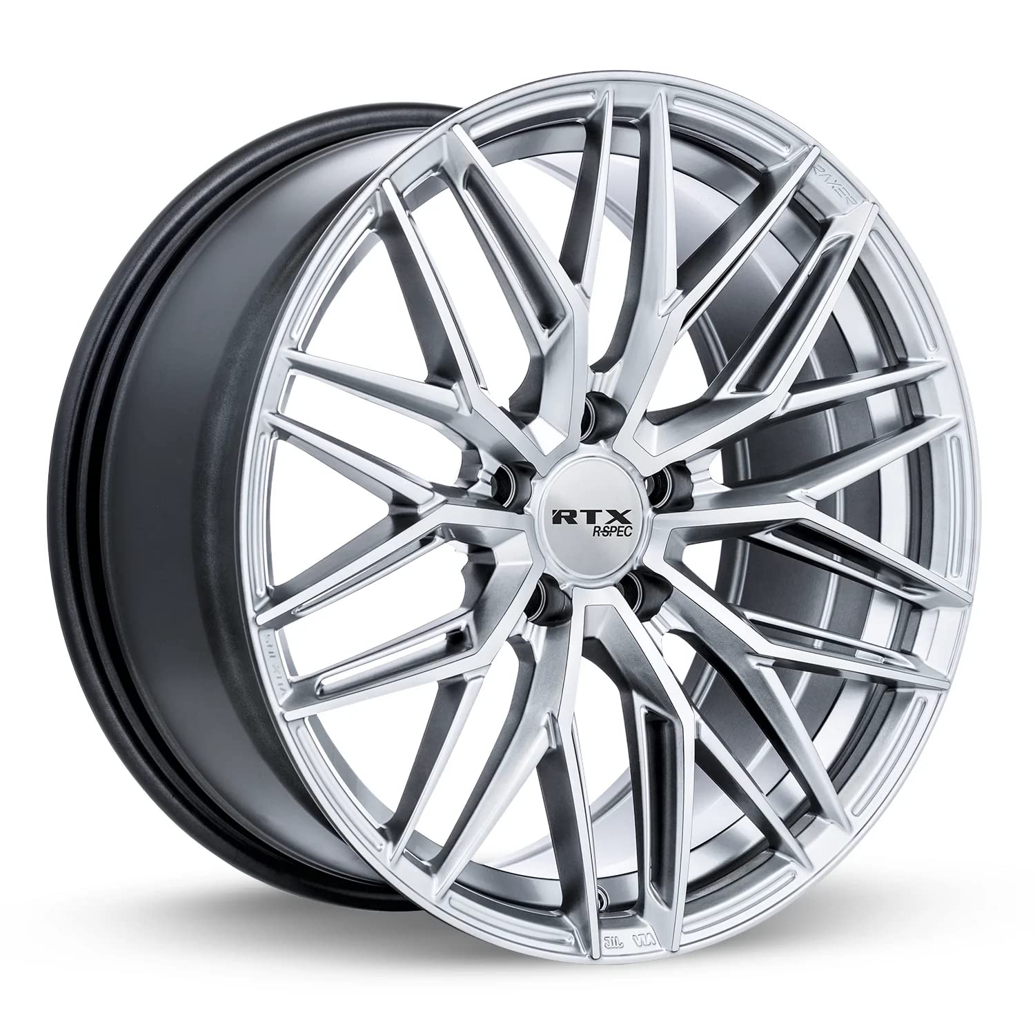 Custom RTX SW20 Wheel - 18x8.5, 45 Offset, 5x114.3 Bolt Pattern, 73.1mm Hub - Silver with Machined Face Rim