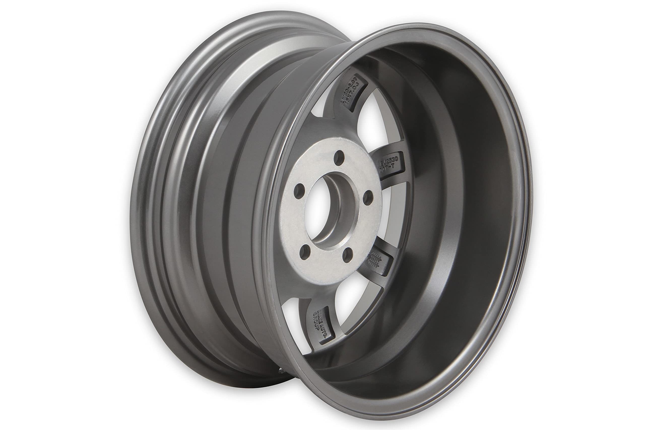 T/A Legendary Wheels 8-Spoke - 15 x 7 in. - 5 x 4.5-4.25 bs - Charcoal