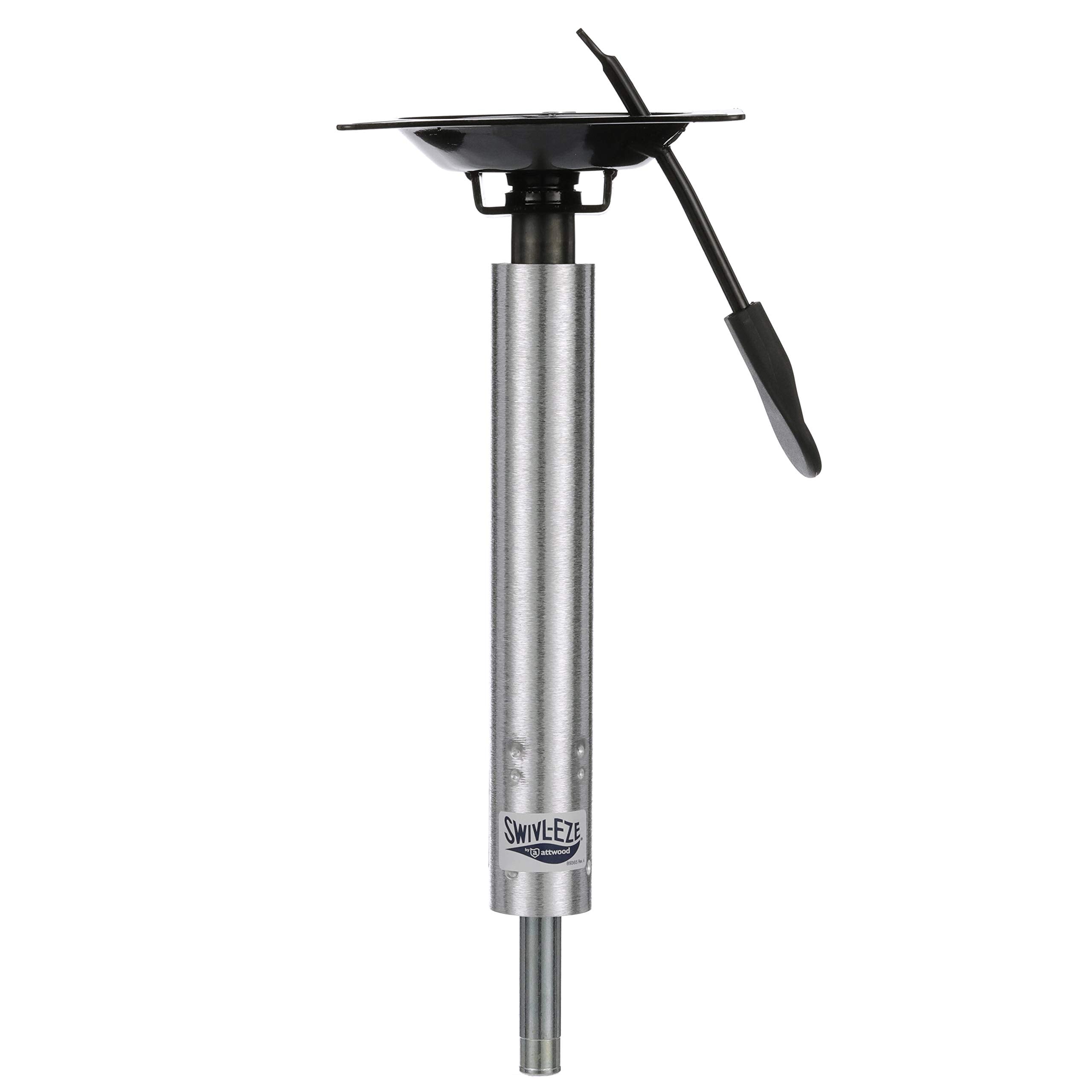 Lock’N-Pin Attwood SP-3004 ¾-inch Pin Post, Height Adjustable 14-17 Inches, Power Pedestal, 1.77-Inch Diameter, with Seat Mount
