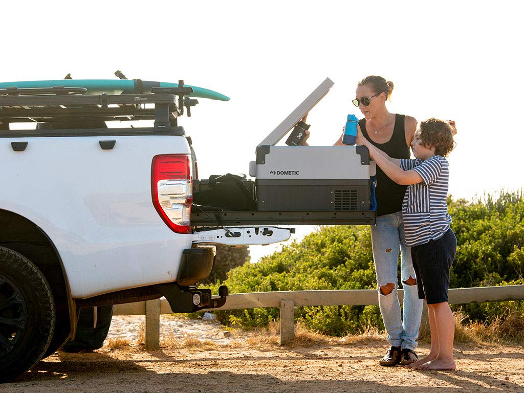 Front Runner Cargo Slide Load Bed Trunk for Trucks Pick Up SUV - Outdoor Camping Use for Coolers, Luggage Gear, Boxes & Tools (Medium)