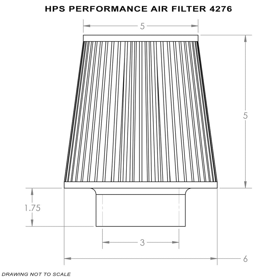 Air Filter HPS Performance (HPS-4276)