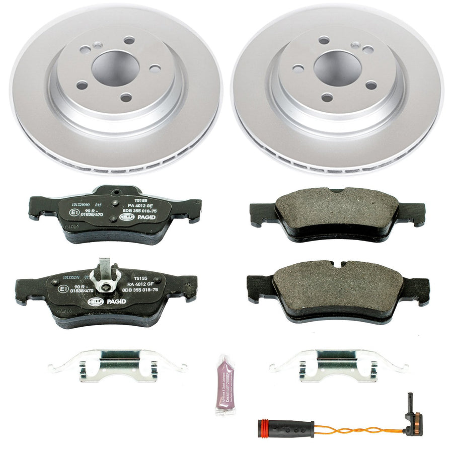 Power Stop ESK6569 Euro-Stop Rear Brake Kit For Mercedes-Benz S350 2012-2013, Mercedes-Benz SL500 2003 [Model Specific]