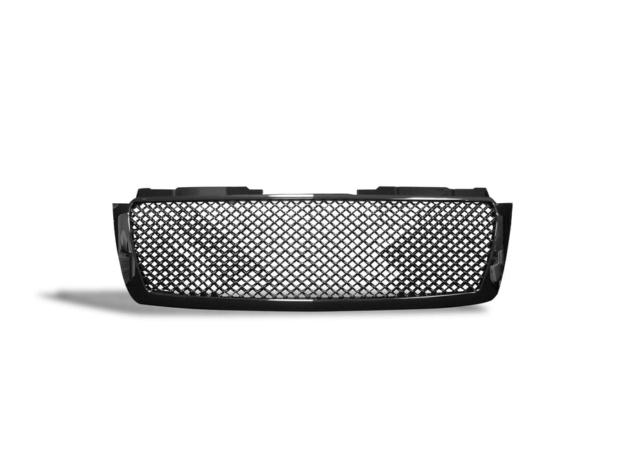 Mesh Front Hood Grille Bumper Guard Armordillo 7147393 - Gloss Black Fits 2007-2014 Chevy Suburban