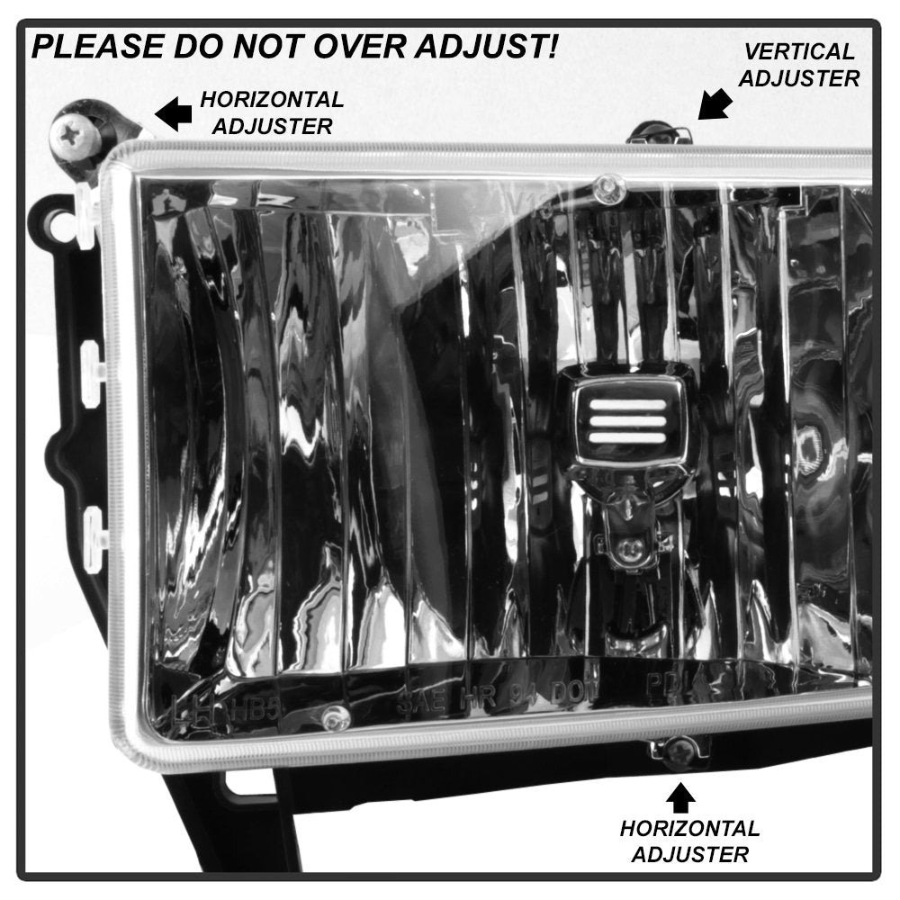 OEM Style Xtune Headlights (HD-JH-DR94-SET-C) (OE)