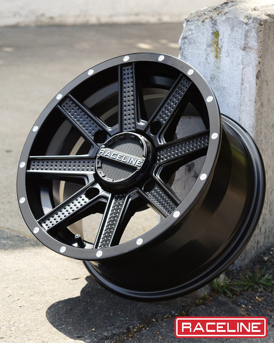 Raceline A92B Wheels HOSTAGE UTV/ATV Black 14x7" 4x110", -47 mm offset/(2.15"B/S)