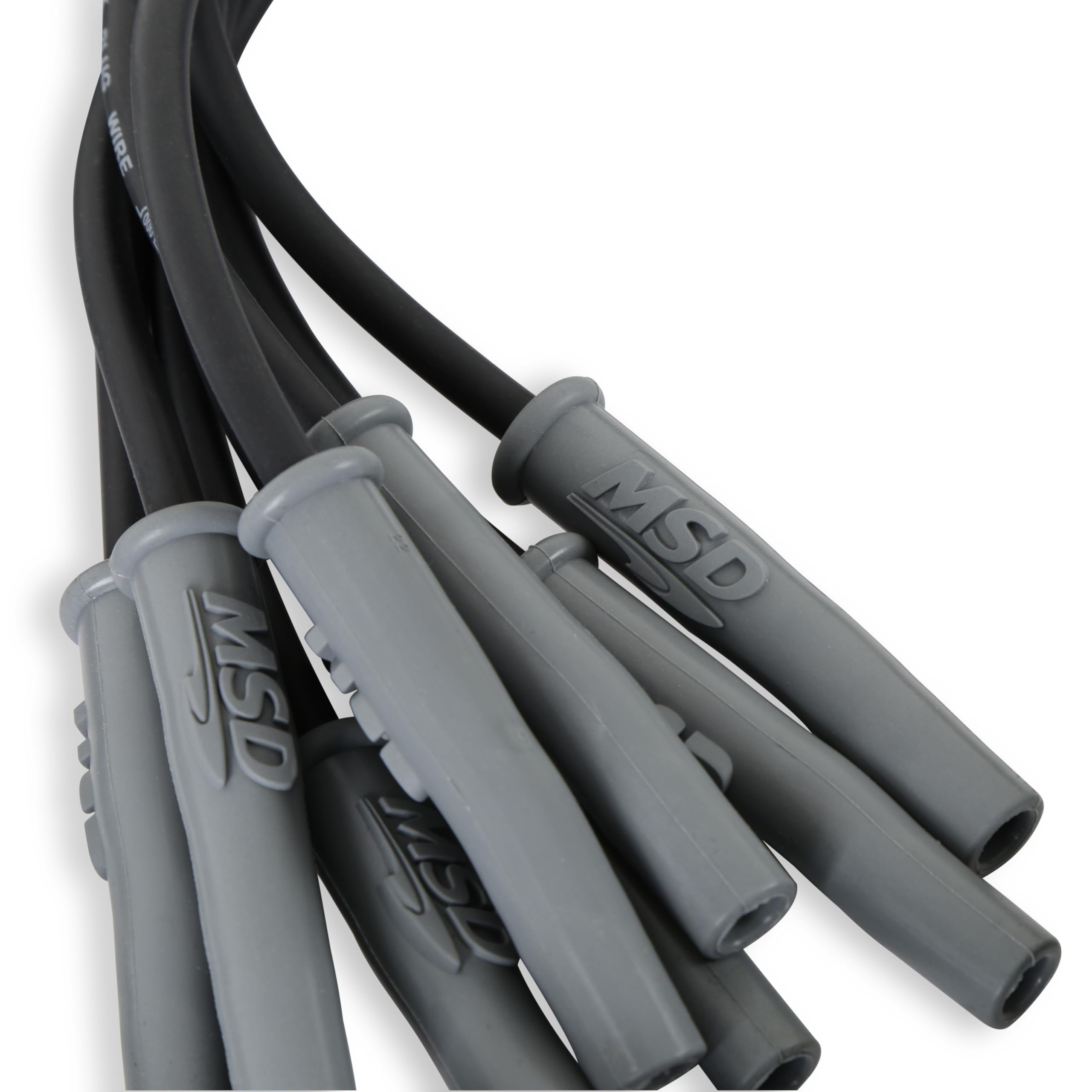 Super Conductor MSD 32733 Spark Plug Wire Set, Black