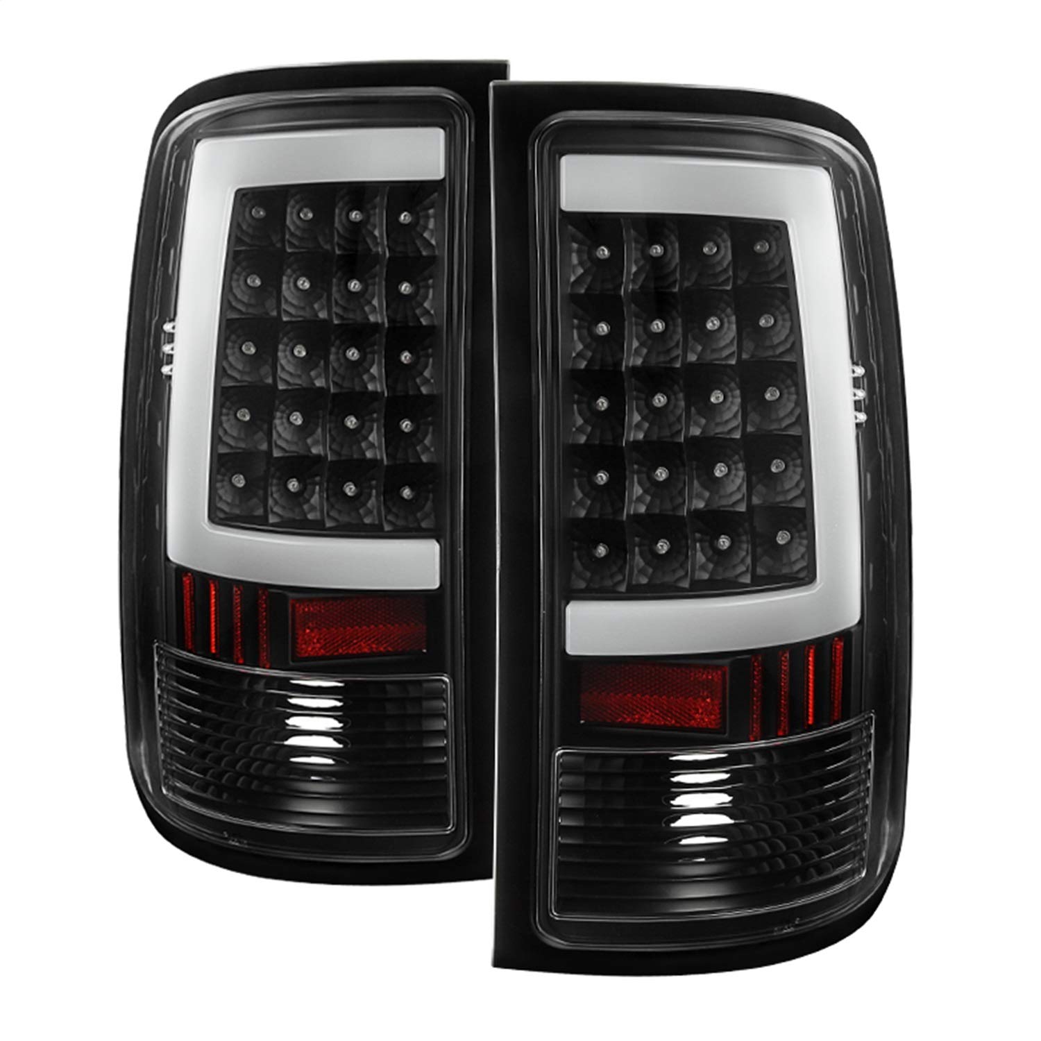 Xtune Spyder - LED Tail Lights (ALT-ON-GS07-G2-LED-BK), Black