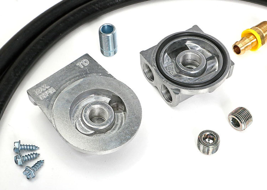 OIL FILTER RELOCATION KIT TRANS-DAPT PERFORMANCE 90 DEGREE (1627)
