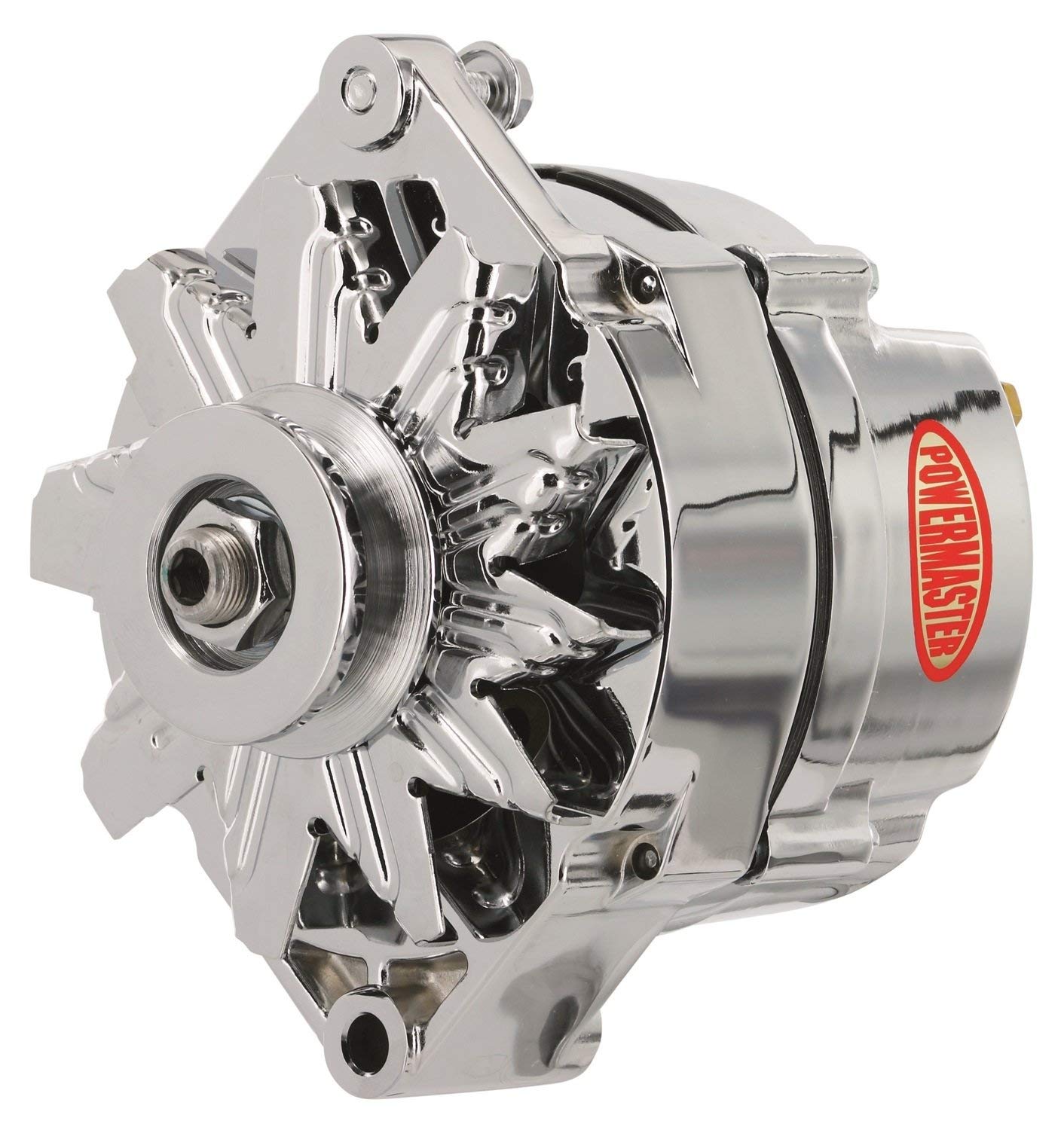 PowerMaster 17102 Alternators - Alternator PowerMaster Delco externally regulated chrome