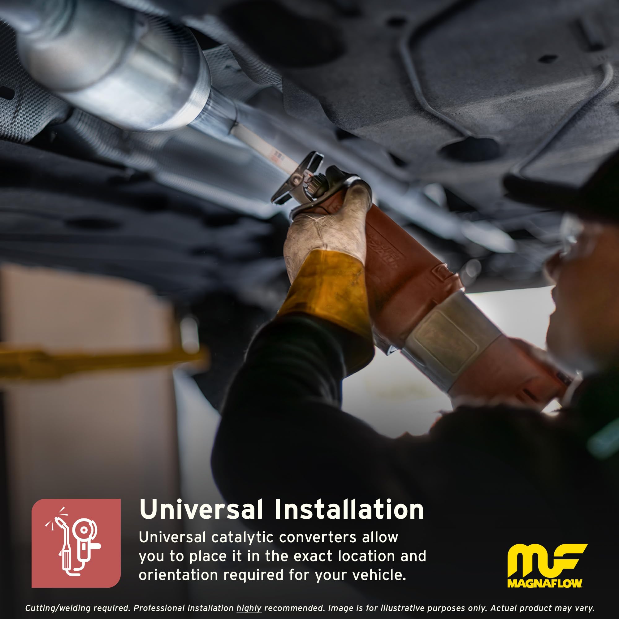 Catalytic Converter MagnaFlow 334009: 3"/3" Inlet/Outlet, California Grade, Universal Fit (CARB Compliant)