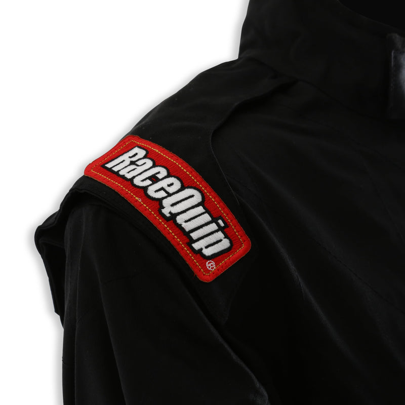 Chevron-1 RaceQuip® Driving Suit - SFI 3.2A/1 - Black - Medium Tall