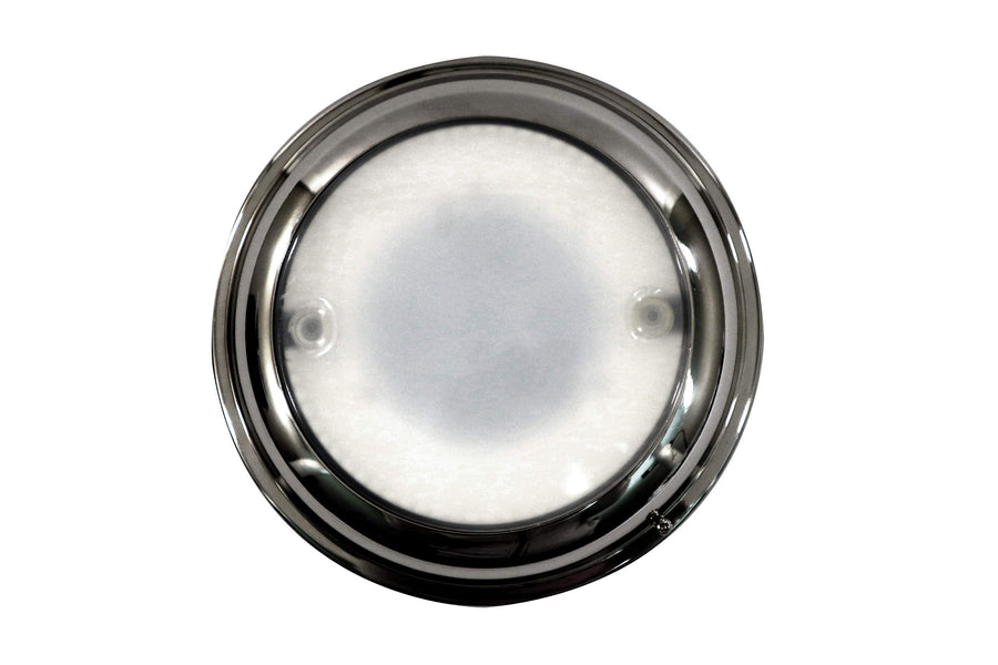 Indirect Round Touch Dome Light w/Switch, Clear Lens - Pkgd.