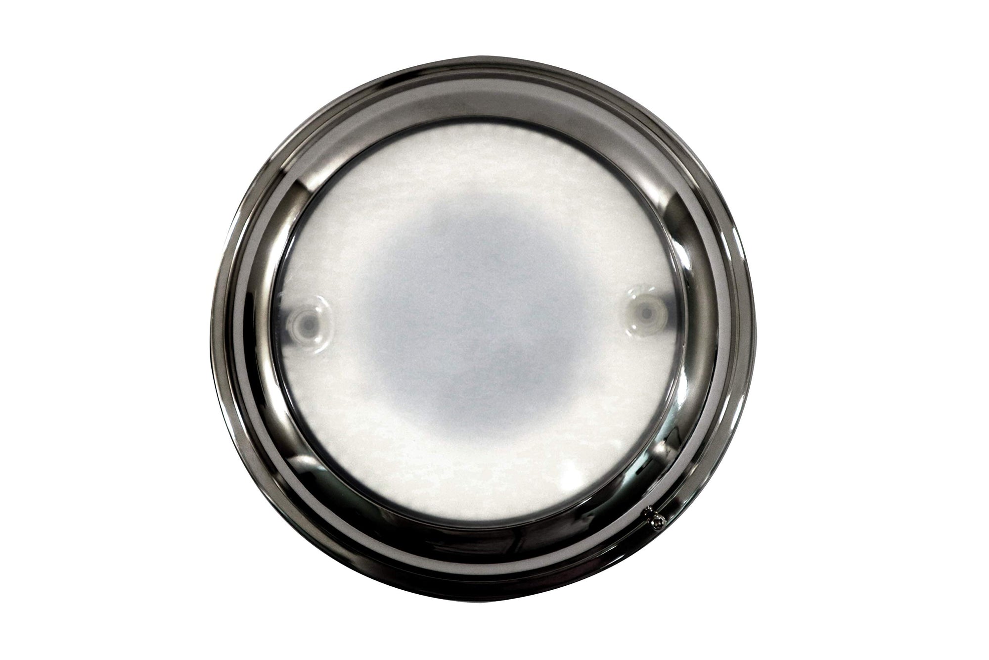 Indirect Round Touch Dome Light w/Switch, Clear Lens - Pkgd.