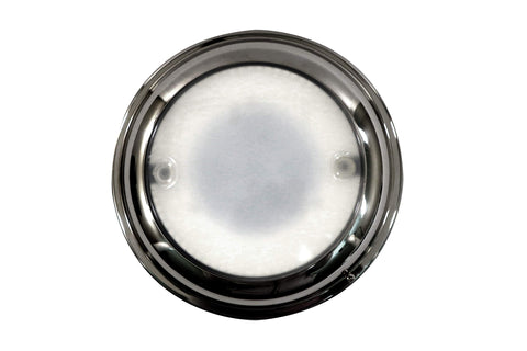 Indirect Round Touch Dome Light w/Switch, Clear Lens - Pkgd.