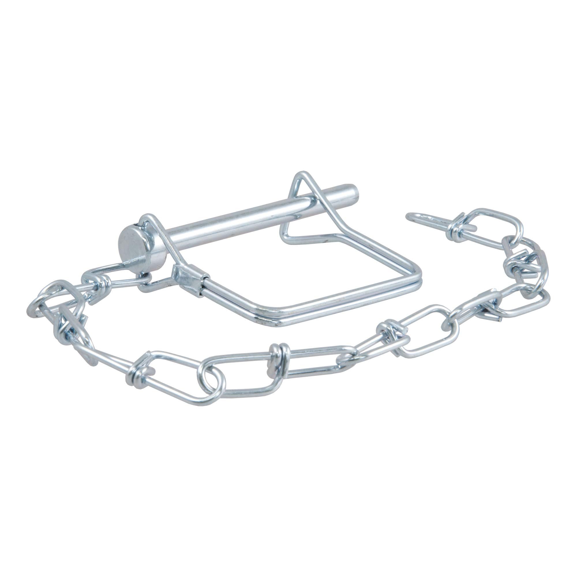 Trailer Coupler Pin CURT with 12-Inch Chain, 1/4-Inch Diameter x 2-3/4-Inch Long