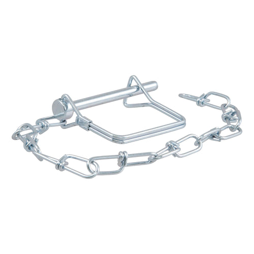 Trailer Coupler Pin CURT with 12-Inch Chain, 1/4-Inch Diameter x 2-3/4-Inch Long