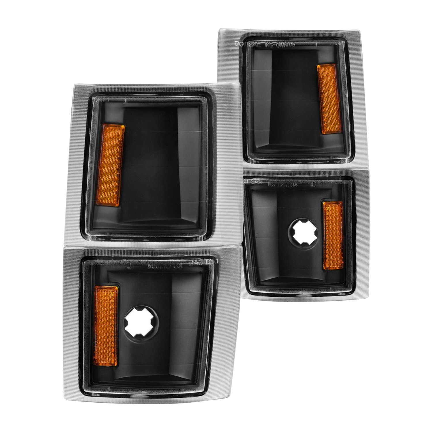 Black Crystal Anzo Turn Signal/Corner Lights