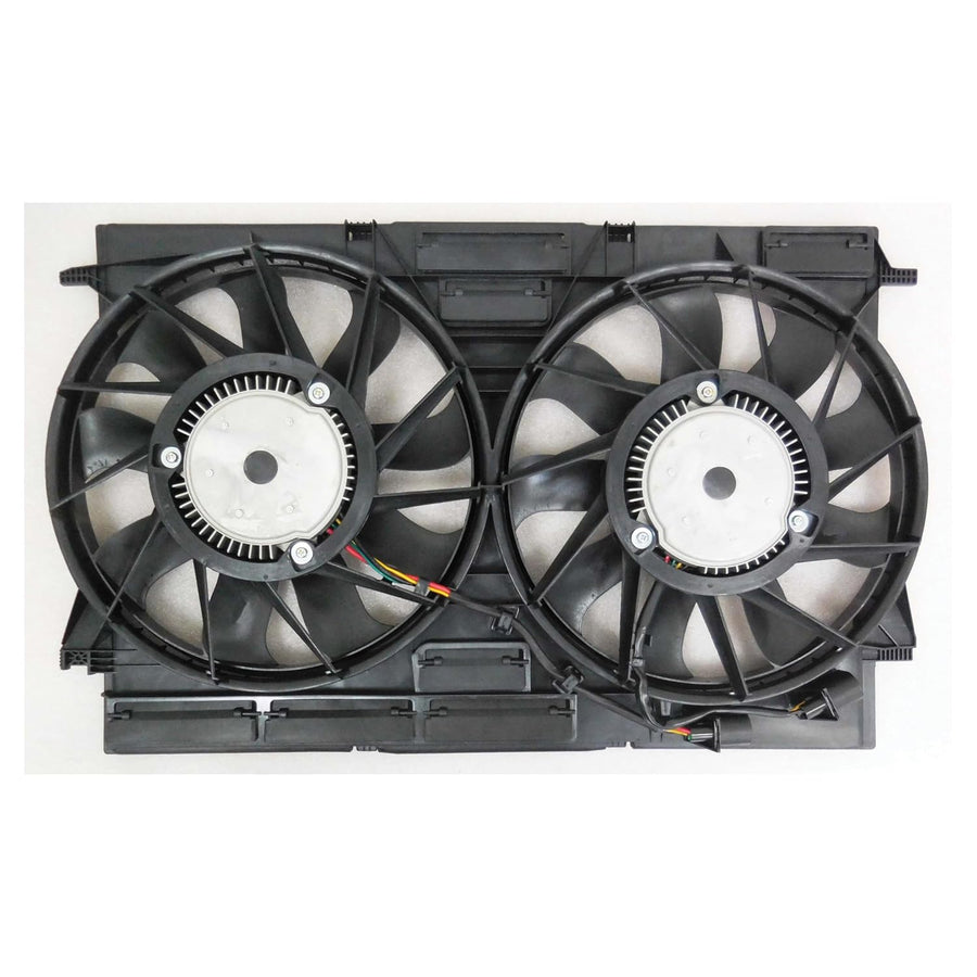 For Audi Q-7 17-19 ACK Radiator DUAL Fan 2.0L Turbo / 3.0 SuperCHARGED ENG with 2 BRUSHLESS Module | DOT Certified M&B:R:8W0959455 | AU3115119
