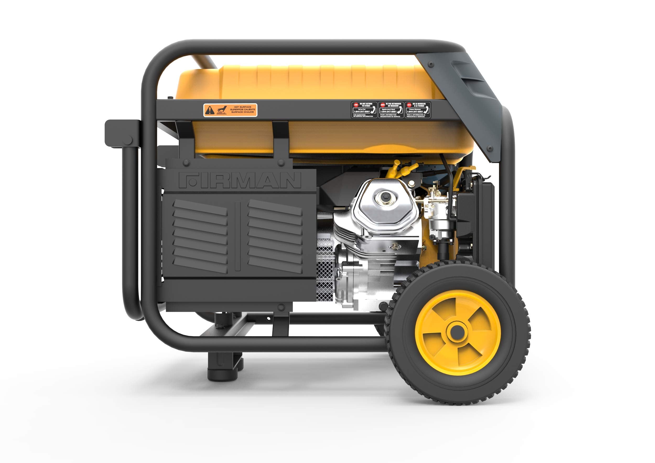 Firman 7125/5700W H05752: GAS 7125/5700W LPG 30A 120/240V Recoil Start Dual Fuel Portable Generator CARB Certified