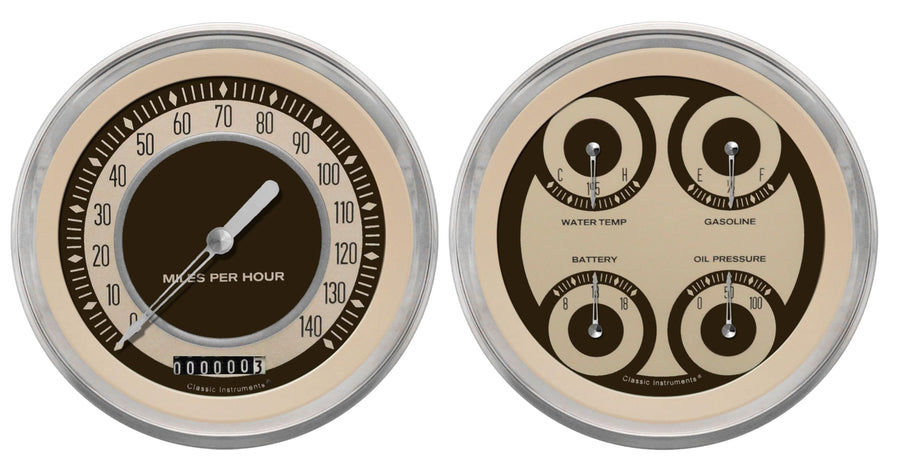 Nostalgia VT Series Classic Instruments 2 Gauge Package NT52SLC