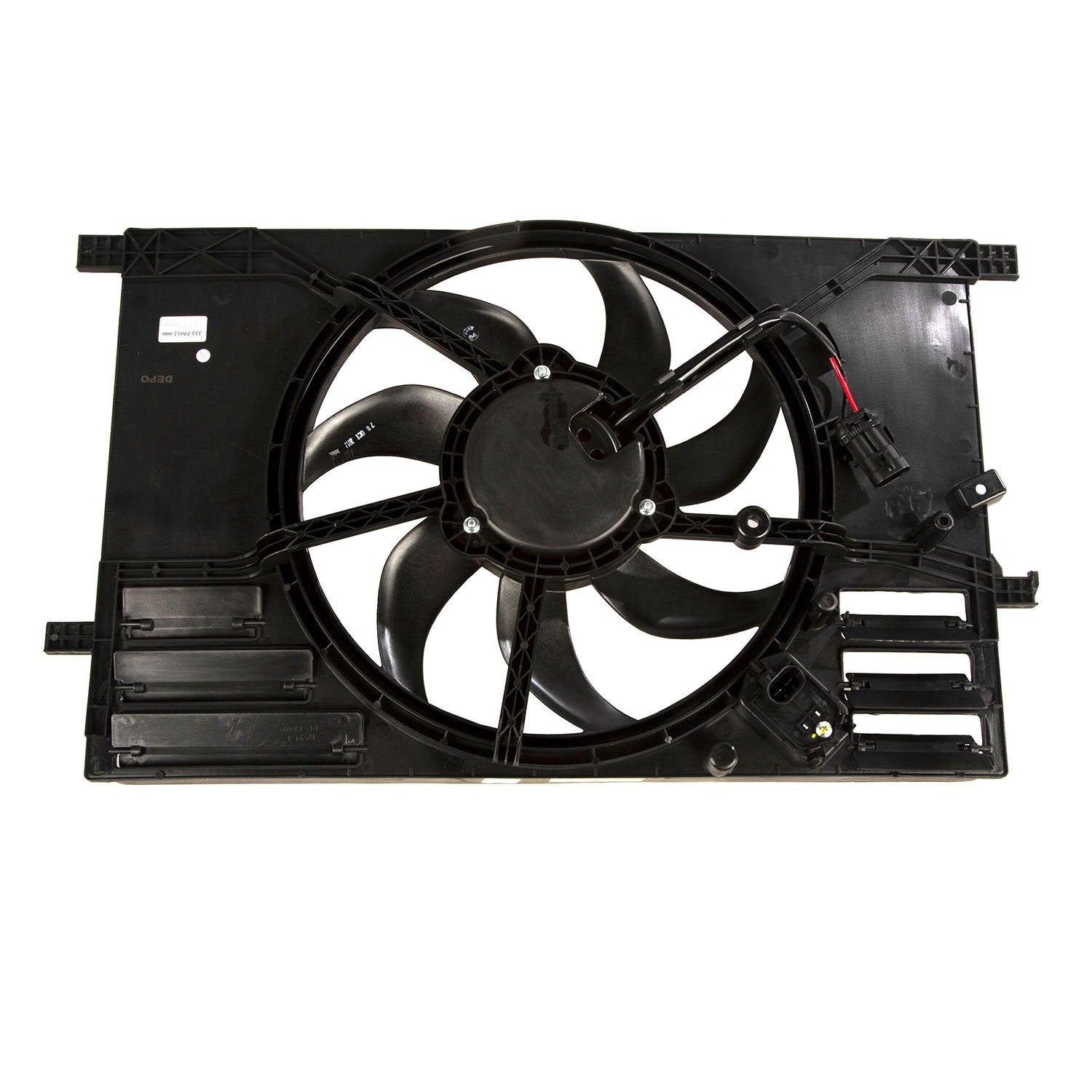 Omix Rugged Ridge | 17102.62 | Radiator Fan Assembly | OE Reference: 68360299AA | Fits 2015-2021 Jeep Renegade BU 2.4L