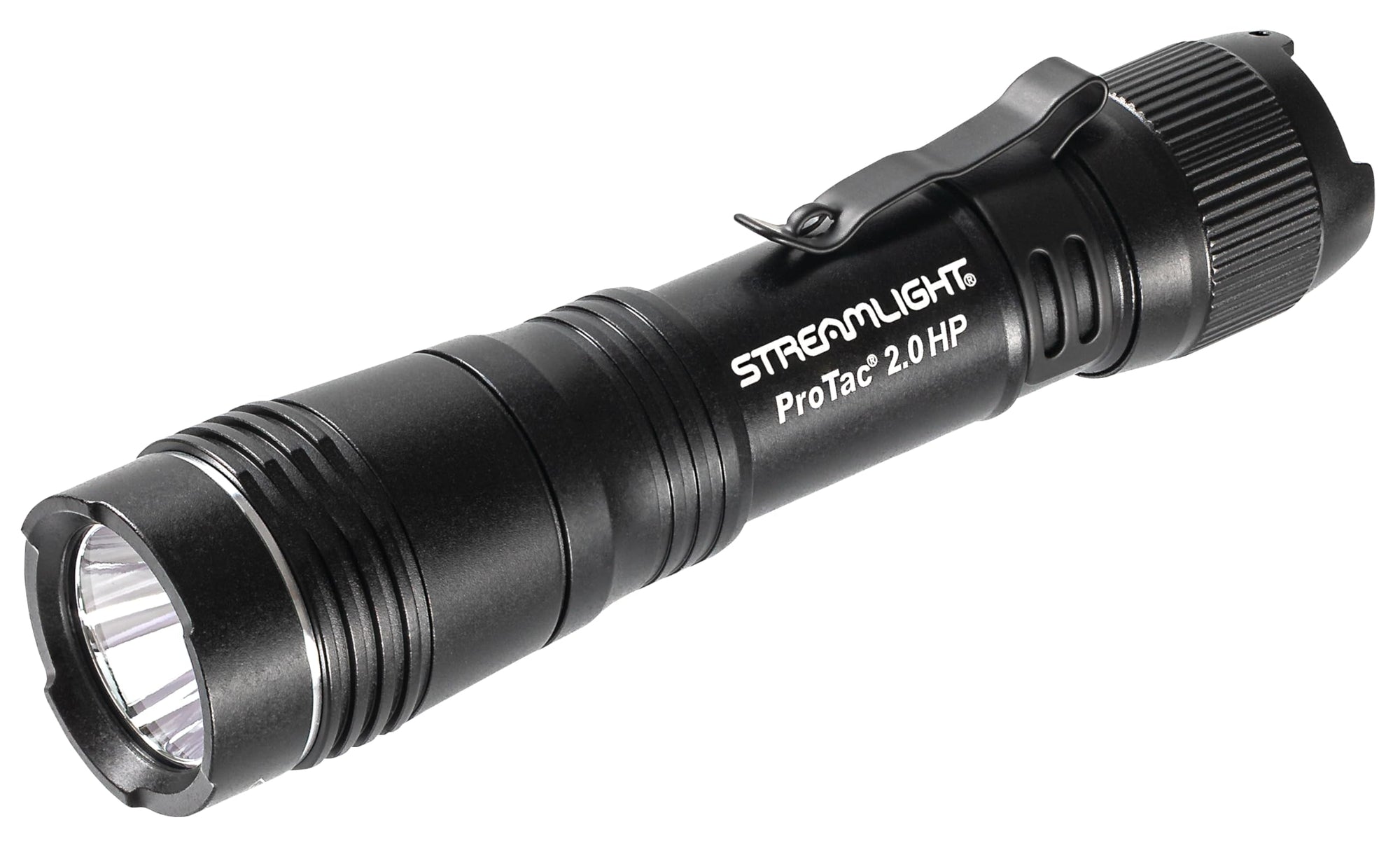 ProTac 2.0 HP Streamlight 2000-Lumen 85000 Candela Rechargeable High Performance Multi-Functional Tactical Flashlight, Black