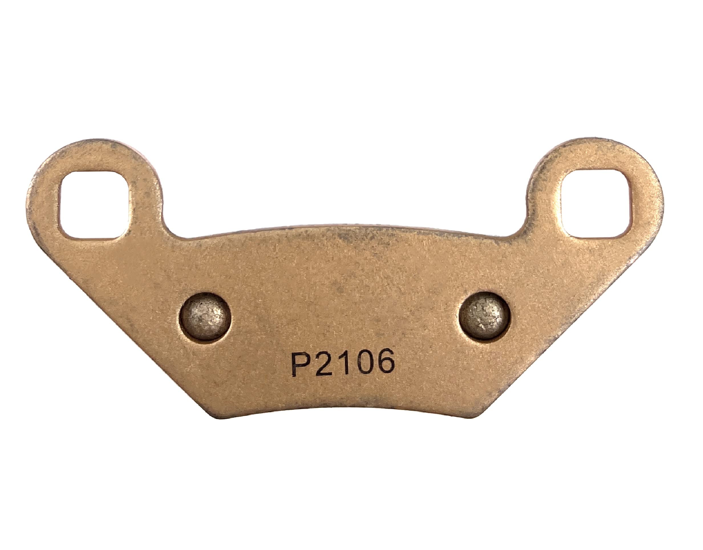 Demon Powersports Sintered Brake Pads Rear Left/Right for Polaris Sportsman/Scrambler, High-Density Metallic Material For Better Grip, Reduced Brake Fade (See Fitment Details in Description)