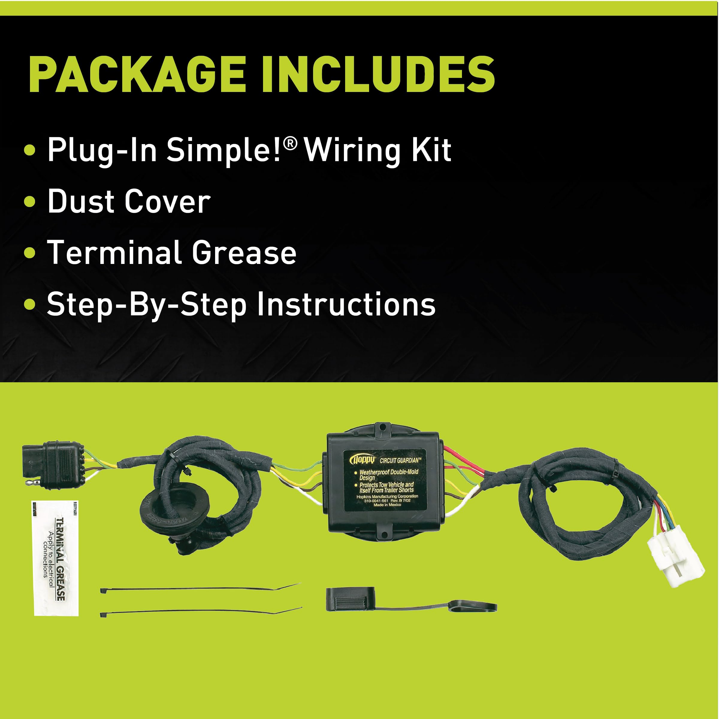 Hopkins 11143865 Plug-In Simple Vehicle to Trailer Wiring Kit Hopkins Towing Solutions