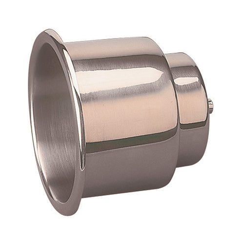 Flush Mount Sea Dog 588065 Stainless Steel Combo Drink Holder with Drain Fitting