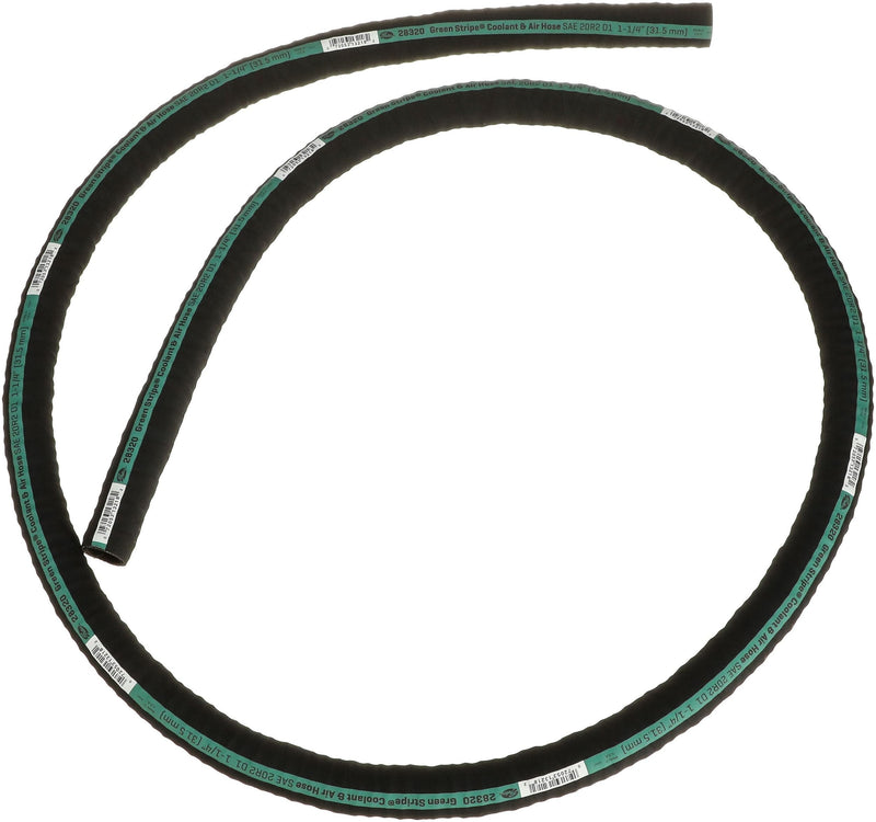 Gates Green Stripe 28320 Wire Inserted Straight Coolant Hose-10' Length, Inner Diameter 1 1/4"