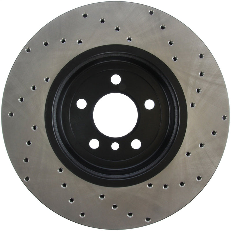 Sport StopTech Cross Drilled Brake Rotor 128.34124R (Front Right), 1 Pack
