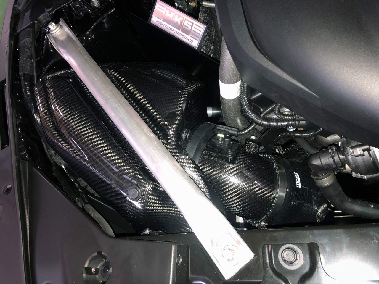 HKS Cold Air Intake Dry Carbon Racing Full Suction Kit Compatible with 2020 Toyota Supra GR