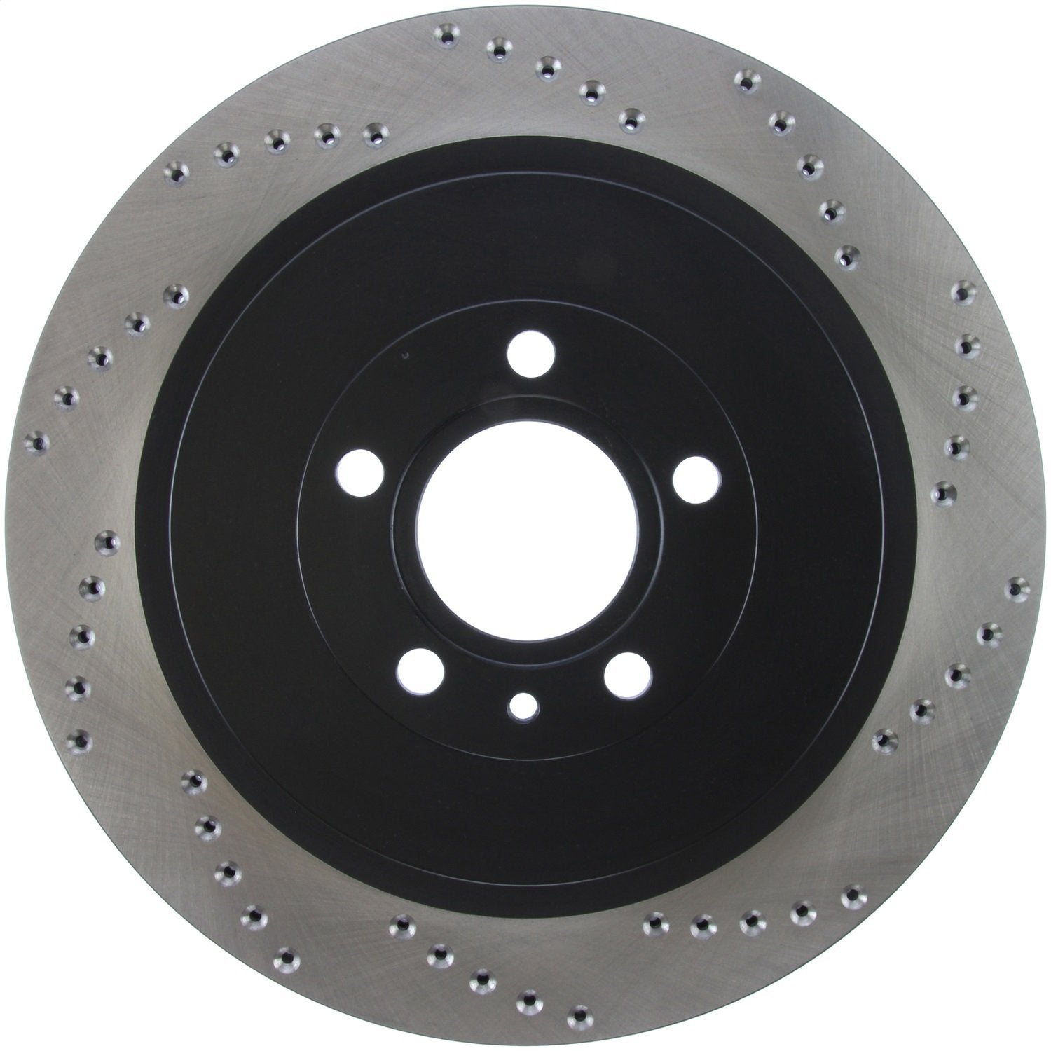 StopTech Sport 128.61105L Cross Drilled Brake Rotor (Rear Left), 1 Pack