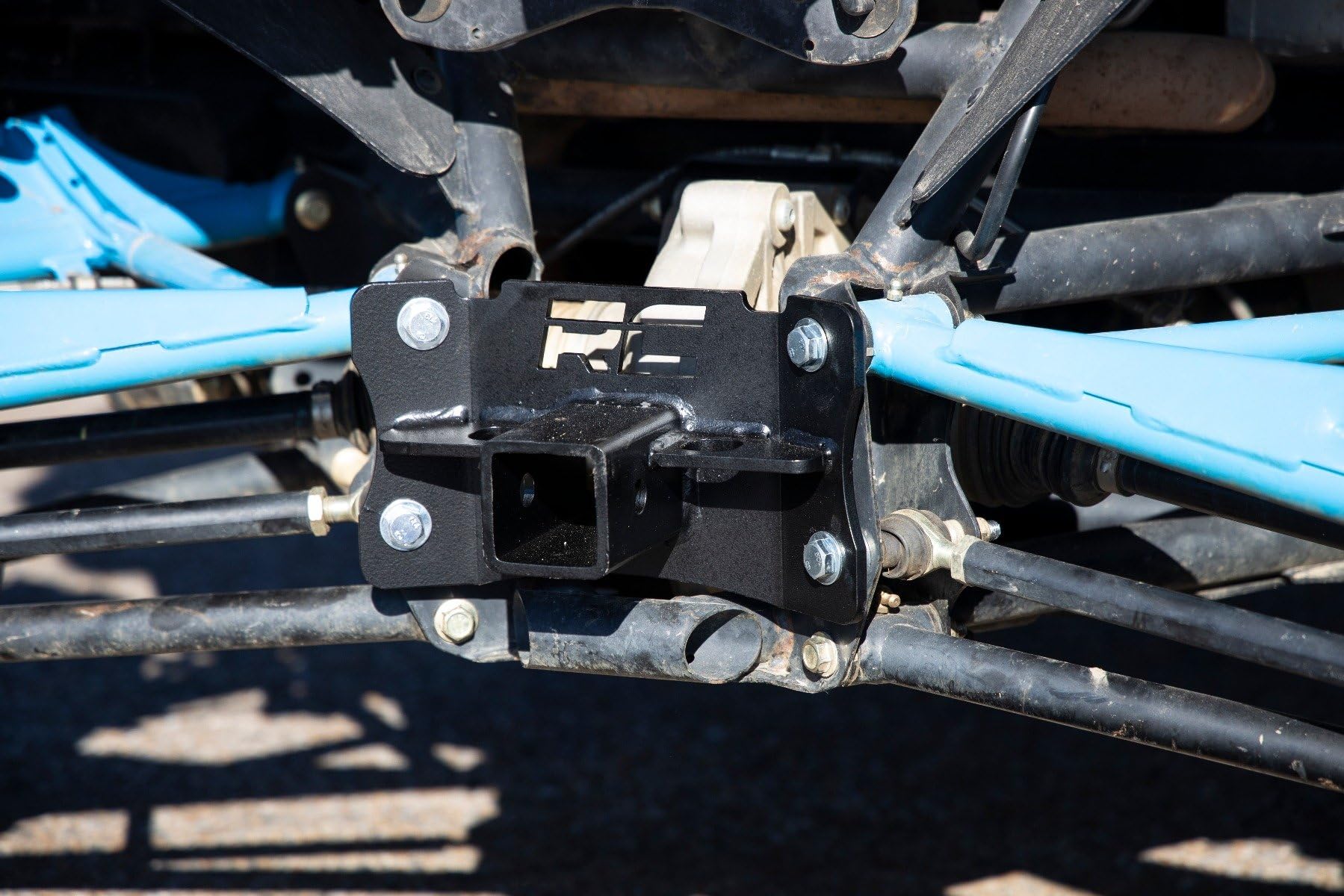 2" Rough Country Receiver Hitch Plate for 2013-2018 Can-Am Maverick - 97015 Black