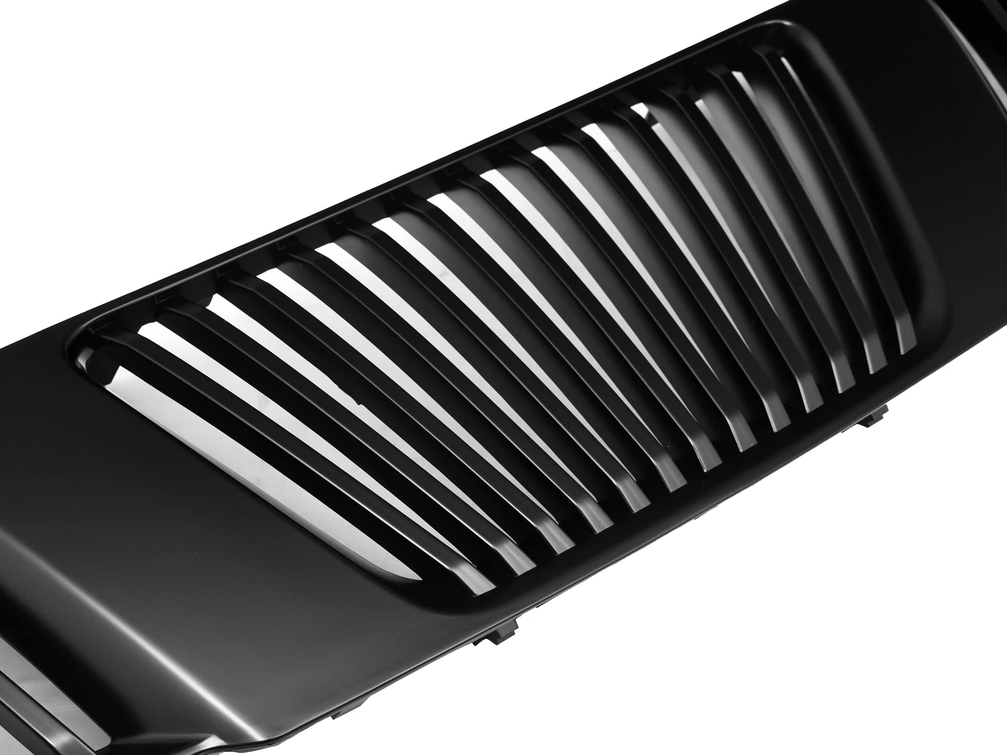 7165502 Armordillo USA Vertical Front Hood Grille - Matte Black Fits 2005-2008 Nissan Frontier