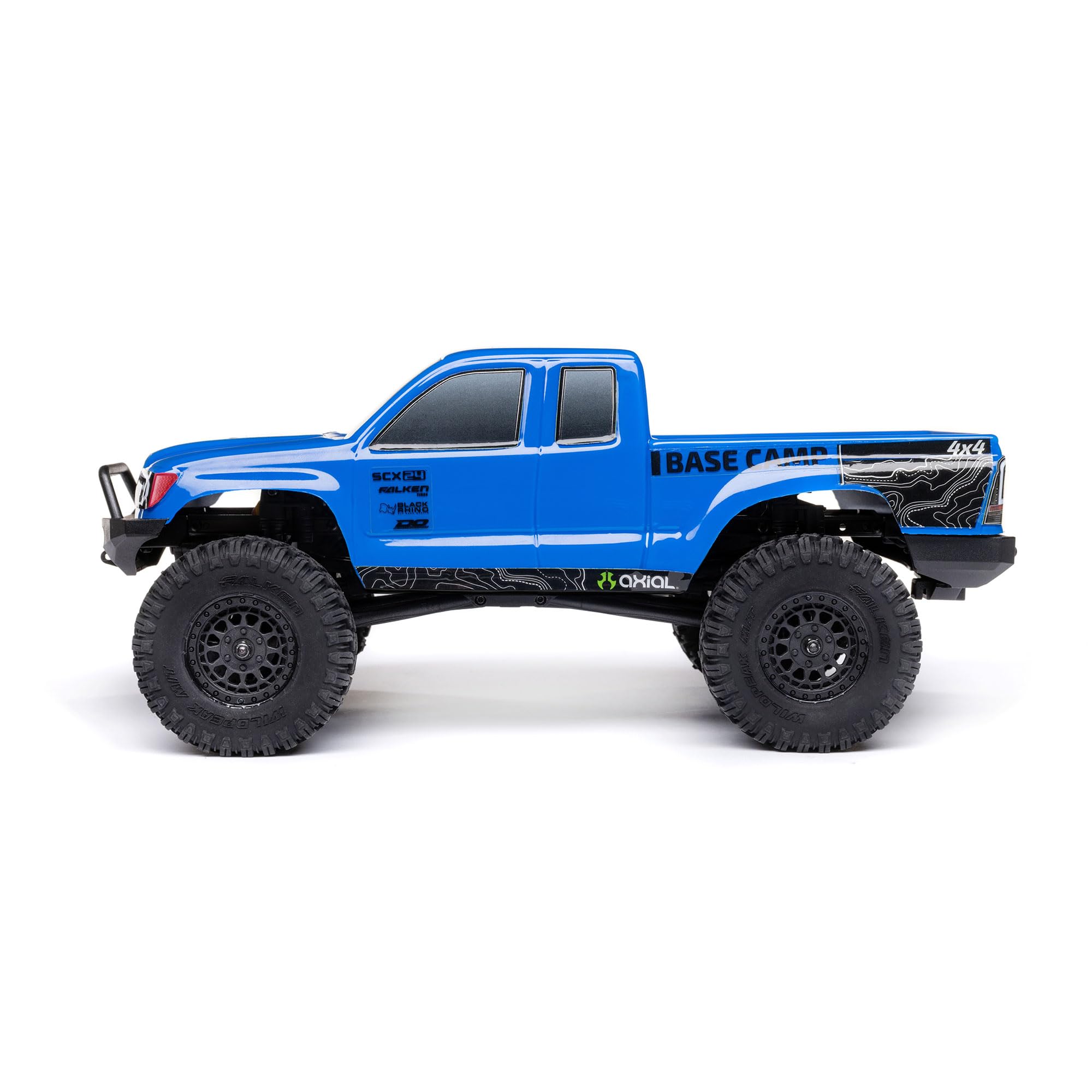 Axial 1/24 RC Truck SCX24 Base Camp 4x4 Rock Crawler Brushed RTR (Everything Needed to Run is Included) - Blue, AXI-1219T2