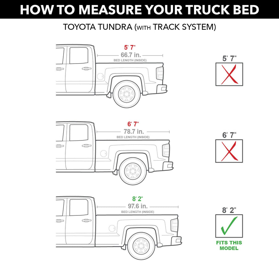 Retrax RetraxPRO XR RealTruck Retractable Truck Bed Tonneau Cover | T-80865 | Fits 2022 - 2025 Toyota Tundra Regular & Double Cab w/ Deck Rail System 8' 0" Bed (96")