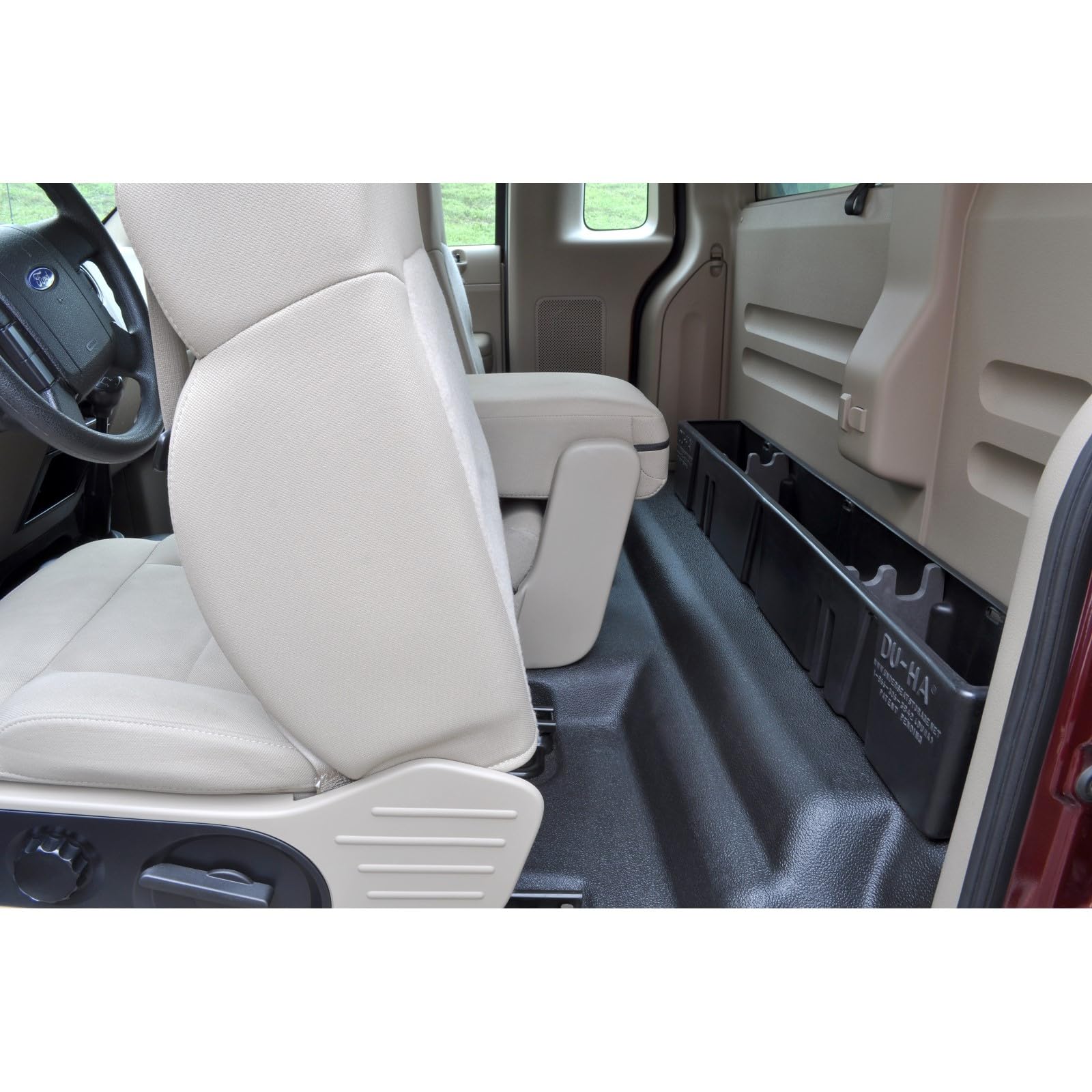 Behind-the-Seat DU-HA Storage Fits 04-08 Ford F-150 Regular Cab, Black, Part #20105