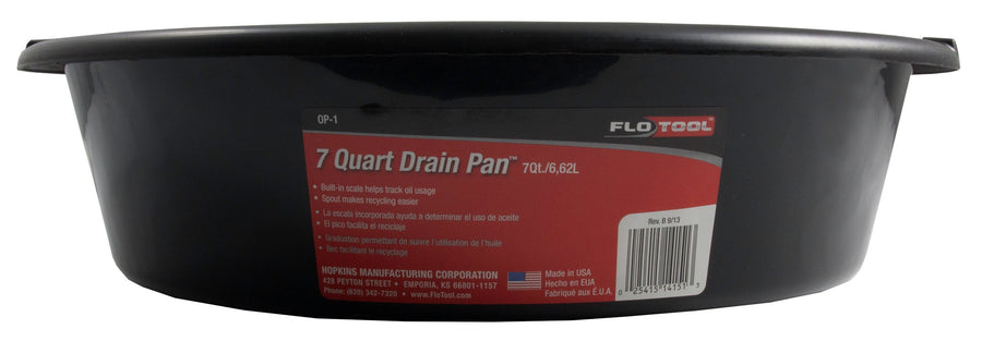 Heavy Duty FloTool OP-1 Oil Lube and Drain Pan