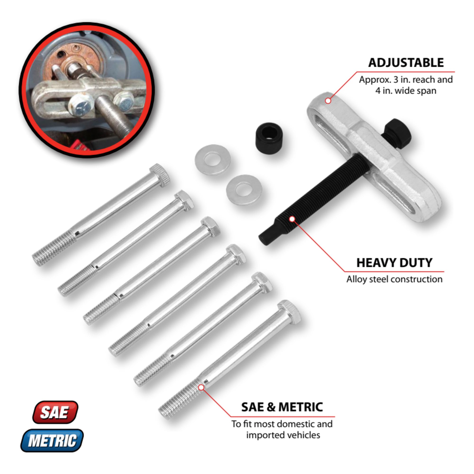 W150 Performance Tool Steering Wheel Lock Plate Removal Tool