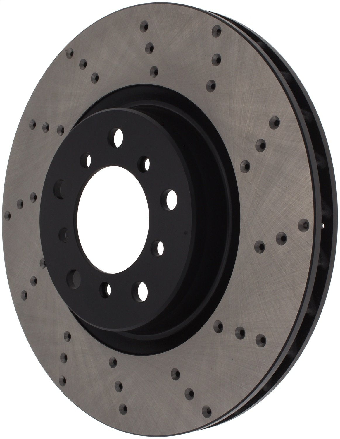 Front Left StopTech 128.34058L Sport Cross Drilled Brake Rotor