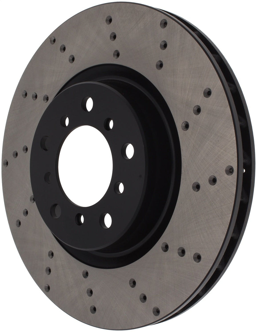 Front Left StopTech 128.34058L Sport Cross Drilled Brake Rotor