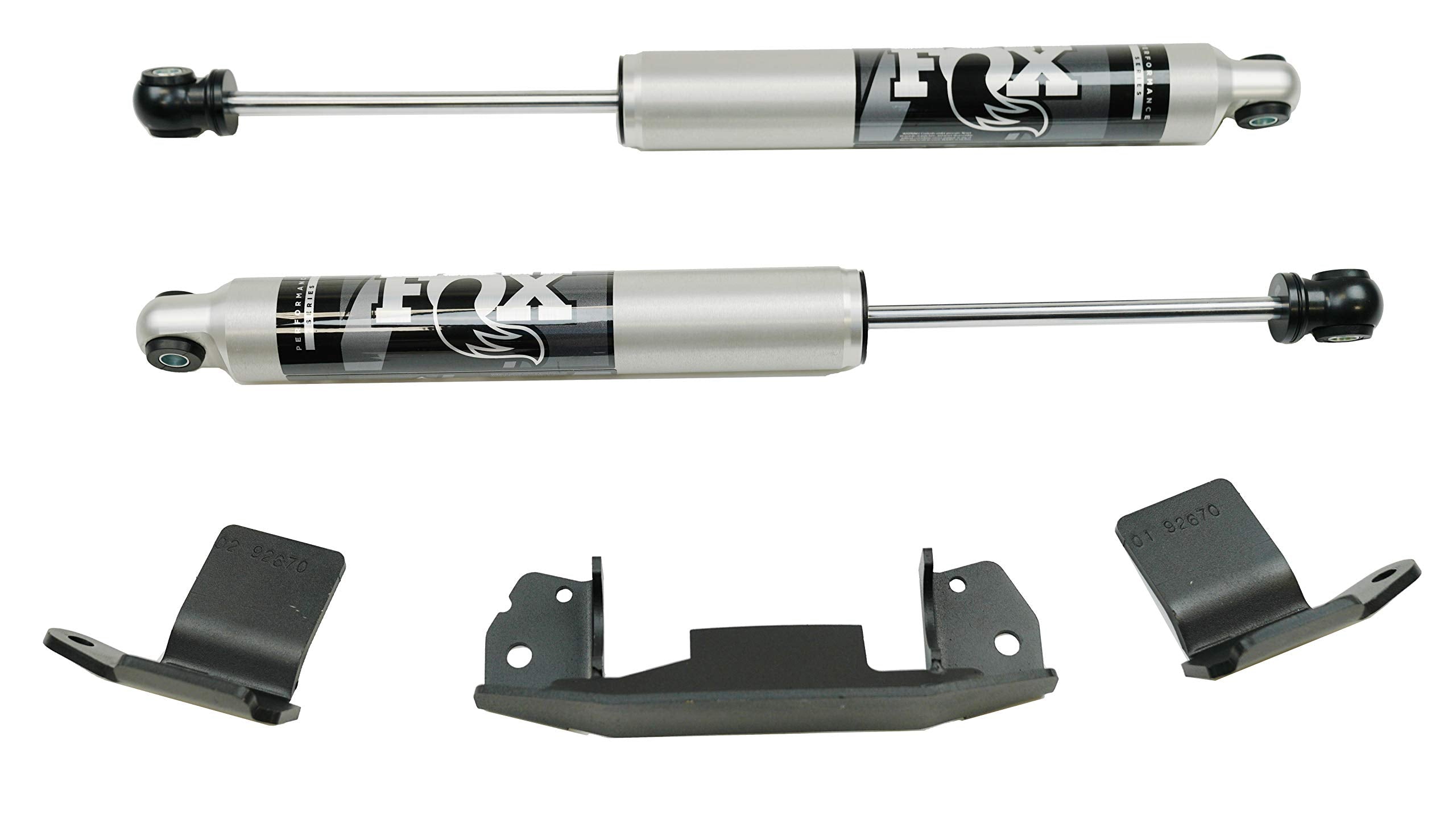 Dual Steering Stabilizer Kit Superlift for RAM 2500/3500 | Fox 2.0 Series Cylinders | 92719 | Fits 2009-2013 RAM 2500; 2009-2012 3500 4WD with 3" of Lift or Higher