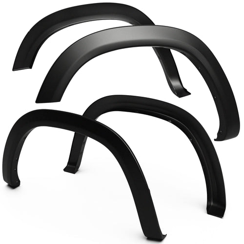 Tyger Auto Fender Flare 2019-2024 Compatible with Ram 1500 (Not Fit Classic; Rebel; Warlock; TRX), Fine-Textured Black Paintable Factory Style 4pc | TG-FF6D4328